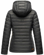 Marikoo Lucy ladies quilted jacket with hood - Anthracite-Gr.XS