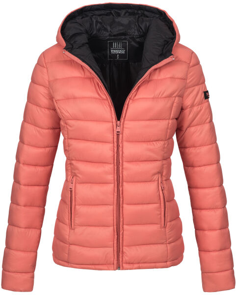 Marikoo Lucy Damen gesteppte Übergangsjacke Coral Größe XXL - Gr. 44