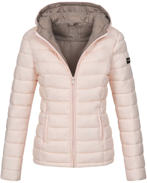 Marikoo Lucy ladies quilted jacket with hood - Rosa-Gr.XS