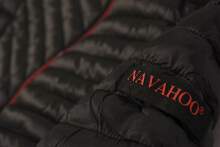 Navahoo Pari ladies quilted jacket with hoodie - Black-Gr.XS