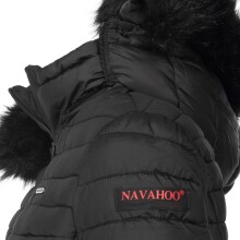 Navahoo Arana Damen Winterjacke gesteppt B655 Schwarz Größe L - Gr. 40