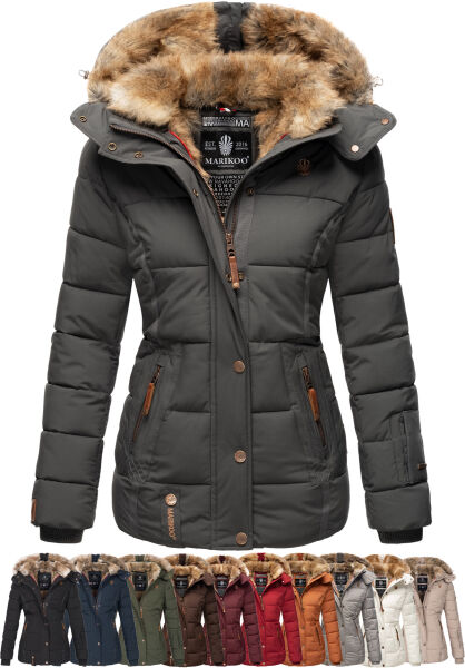 Marikoo Nekoo ladies winterjacket lined with faux fur