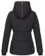 Marikoo Nekoo warm gefütterte Damen Winterjacke mit Kunstfell Schwarz Größe XS - Gr. 34