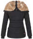 Marikoo Nekoo ladies winterjacket lined with faux fur - Black-Gr.S