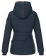 Marikoo Nekoo warm gefütterte Damen Winterjacke mit Kunstfell Navy Größe XS - Gr. 34