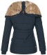 Marikoo Nekoo ladies winterjacket lined with faux fur - Navy-Gr.XXL