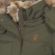 Marikoo Nekoo ladies winterjacket lined with faux fur - Olive-Gr.S