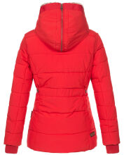 Marikoo Nekoo ladies winterjacket lined with faux fur - Red-Gr.XS
