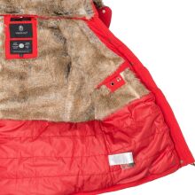 Marikoo Nekoo ladies winterjacket lined with faux fur - Red-Gr.XS