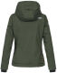 Marikoo Erdbeere Damen Übergangsjacke leicht gefüttert mit Kapuze Olive Größe XS - Gr. 34