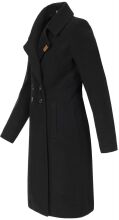 Navahoo Wooly Ladies Coat B661 Schwarz Größe S - Gr. 36