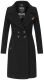 Navahoo Wooly Ladies Coat B661 Schwarz Größe S - Gr. 36