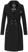Navahoo Wooly Ladies Coat B661 Schwarz Größe L...
