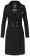 Navahoo Wooly Damen Trenchcoat Winter Mantel Schwarz Größe L - Gr. 40