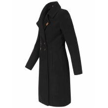 Navahoo Wooly Damen Trenchcoat Winter Mantel Schwarz Größe XL - Gr. 42