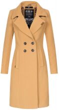 Navahoo Wooly Ladies Coat B661 Camel Größe XS - Gr. 34