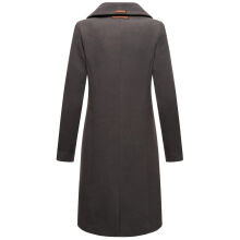 Navahoo Wooly Damen Trenchcoat Winter Mantel Anthrazit Gr&ouml;&szlig;e XS - Gr. 34