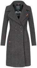 Navahoo Wooly Ladies Coat B661 Anthrazit Größe XL - Gr. 42
