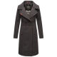Navahoo Wooly Damen Trenchcoat Winter Mantel Anthrazit Größe XXL - Gr. 44