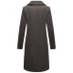 Navahoo Wooly Damen Trenchcoat Winter Mantel Anthrazit Größe XXL - Gr. 44