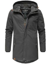 Navahoo Manakaa Herren Parka Winterjacke Anthrazit...