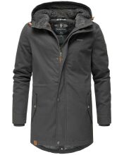 Navahoo Manakaa Herren Parka Winterjacke Anthrazit Größe XXL - Gr. 2XL