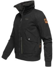 Navahoo Herren Piloten Jacke mit Stehkragen