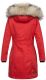 Navahoo Daylight Damen Parka Winter Jacke Rot Größe XS - Gr. 34