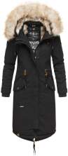 Navahoo Kin-Joo ladies parka winter jacket with hood - Black-Gr.XS