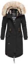 Navahoo Kin-Joo ladies parka winter jacket with hood - Black-Gr.XS