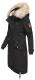 Navahoo Kin-Joo ladies parka winter jacket with hood - Black-Gr.XS