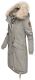 Navahoo Kin-Joo ladies parka winter jacket with hood - Gray-Gr.XS