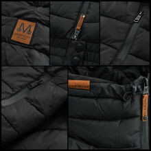 Marikoo Poison ladies quilted jacket stand-up collar Schwarz-Gr.XS