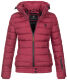 Marikoo Poison Damen Steppjacke Stehkragen Bordeaux-Gr.S