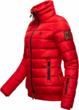 Marikoo Poison Damen Steppjacke Stehkragen Rot-Gr.XL