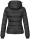 Marikoo Sole ladies winter hooded quilted jacket Schwarz-Gr.S