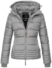 Marikoo Sole Damen Winter Steppjacke mit Kapuze Grau-Gr.XS