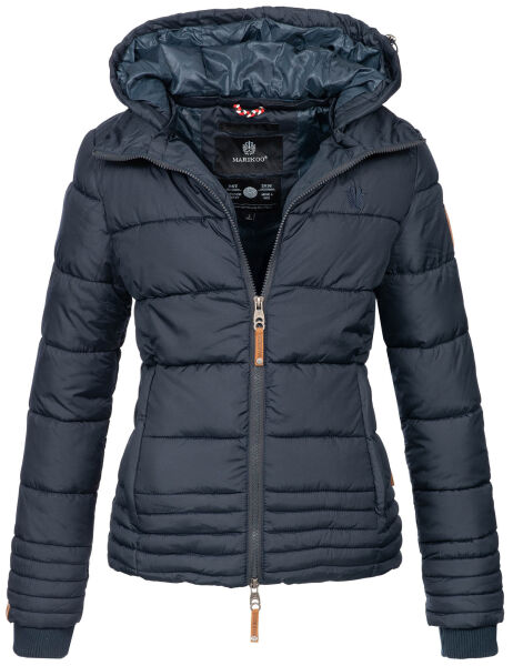 Marikoo Sole ladies winter hooded quilted jacket Navy-Gr.XS