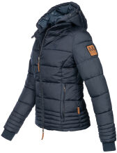 Marikoo Sole Damen Winter Steppjacke mit Kapuze Navy-Gr.XS