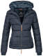Marikoo Sole ladies winter hooded quilted jacket Navy-Gr.XS