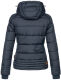 Marikoo Sole Damen Winter Steppjacke mit Kapuze Navy-Gr.XS