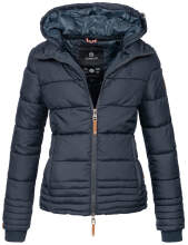Marikoo Sole ladies winter hooded quilted jacket Navy-Gr.M