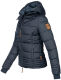 Marikoo Sole ladies winter hooded quilted jacket Navy-Gr.M