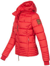 Marikoo Sole ladies winter hooded quilted jacket Rot-Gr.M