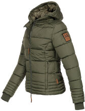 Marikoo Sole ladies winter hooded quilted jacket Forest-Green-Gr.S
