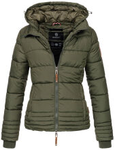 Marikoo Sole Damen Winter Steppjacke mit Kapuze...