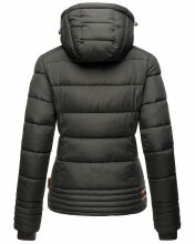 Marikoo Sole Damen Winter Steppjacke mit Kapuze Anthrazit-Gr.S