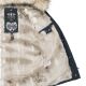 Navahoo Christal ladies winter jacket parka with faux fur - Navy-Gr.S