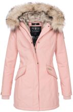 Navahoo Christal ladies winter jacket parka with faux fur - Rosa-Gr.XS