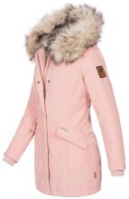 Navahoo Christal ladies winter jacket parka with faux fur - Rosa-Gr.XS